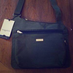 Baggallini dark green over-the-shoulder bag